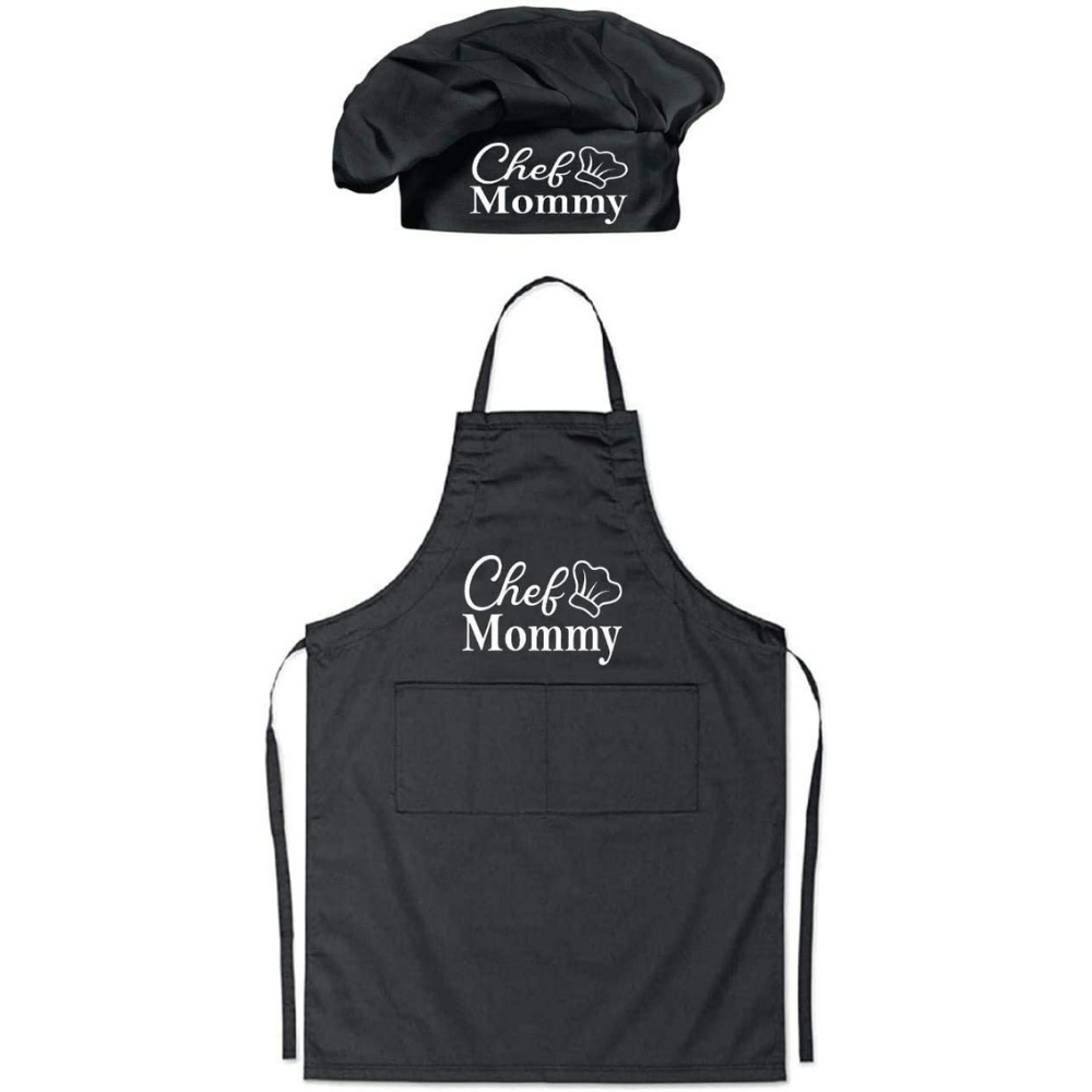 chefs hat and apron